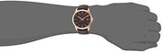 Calvin Klein Infinity Brown Dial Brown Leather Strap Watch for Men - K5S346GK