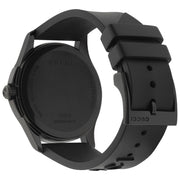 Gucci G Timeless Ghost Black Dial Black Rubber Strap Unisex Watch - YA1264017