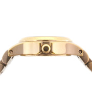Marc Jacobs Henry Dinky Gold Dial Gold Steel Strap Watch for Women - MBM3199