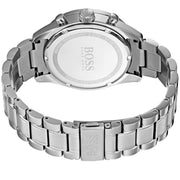 Hugo Boss Driver Chronograph Black Dial Silver Steel Strap Watch for Men - 1512883