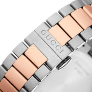 Gucci G Timeless Silver Dial Two Tone Steel Strap Watch For Men - YA126447