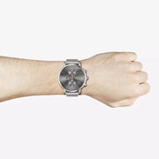 Hugo Boss Integrity Chronorgaph Grey Dial Silver Mesh Bracelet Watch for Men - 1513807