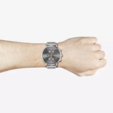 Hugo Boss Integrity Chronorgaph Grey Dial Silver Mesh Bracelet Watch for Men - 1513807