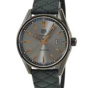 Tag Heuer Carrera Special Edition Black Dial Black Leather Strap Watch for Women - WAR1113.FC6392
