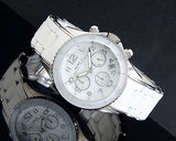 Marc Jacobs Rock White Dial White Silicone Strap Watch for Women - MBM2545