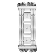 Guess MOD G Diamonds Silver Dial Silver Steel Strap Watch for Women - GW0294L1