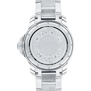 Movado Series 800 Blue Dial Silver Steel Strap Watch for Men - 2600151