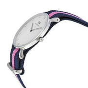 Daniel Wellington Classy Winchester White Dial Two Tone NATO Strap Watch For Women - DW00100081
