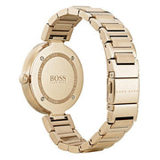 Hugo Boss Allusion Gold Dial Gold Steel Strap Watch for Women - 1502415