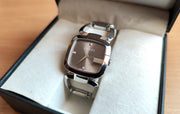 Gucci G Gucci Brown Dial Silver Steel Strap Watch For Women - YA125401