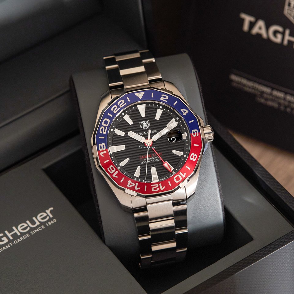タグ・ホイヤー アクアレーサー GMT キャリバー ウォッチ メンズ