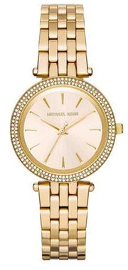 Michael Kors Darci Gold Dial Gold Steel Strap Watch for Women - MK3430