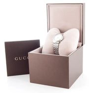 Gucci G Timeless Diamonds Mother of Pearl Dial Silver Mesh Bracelet Watch For Women - YA126508