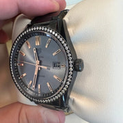 Tag Heuer Carrera Quartz Diamonds Black Dial Black Steel Strap Watch for Women - WAR1115.BA0602
