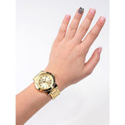 Tommy Hilfiger Bella Gold Dial Gold Steel Strap Watch for Women - 1781395