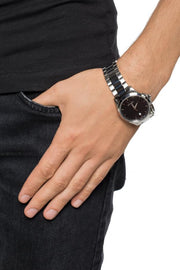 Gucci G Timeless Black Dial Silver Steel Strap Unisex Watch - YA126457