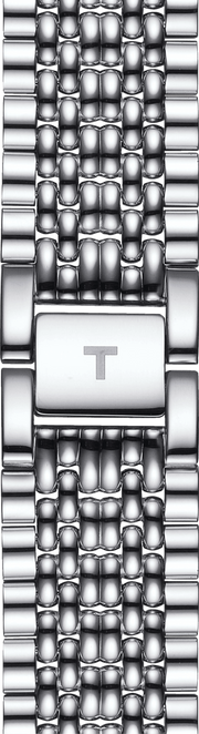 Tissot T Classic Everytime Large White Dial Silver Steel Strap Watch for Men - T109.610.11.031.00