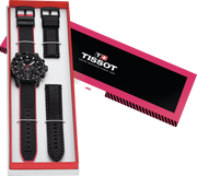 Tissot Supersport Chrono Giro D'Italia Black Dial Black Nylon Strap Watch for Men - T125.617.37.051.00