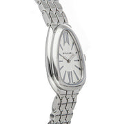 Bvlgari Serpenti Seduttori Quartz White Dial Silver Steel Strap Watch for Women - SERPENTI103141