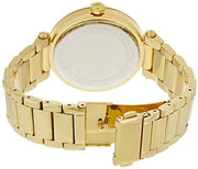 Michael Kors Norie Gold Dial Two Tone Steel Strap Watch for Women - MK3586