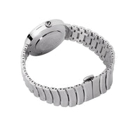 Swarovski Lovely Crystal Black Dial Silver Steel Strap Watch for Women - 1160305