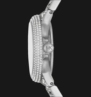 Michael Kors Camille Multifunction Crystals Silver Dial Silver Steel Strap Watch For Women - MK6996