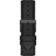 Guess Analog Quartz Black Dial Black Leather Strap Watch For Men - GW0389G4