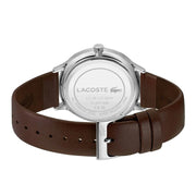 Lacoste Club Blue Dial Brown Leather Strap Watch for Men - 2011227
