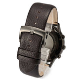 Emporio Armani Sportivo Chronograph Black Dial Brown Leather Strap Watch For Men - AR2462