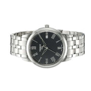Tissot T Classic Dream Black Dial Silver Steel Strap Watch for Men - T033.410.11.053.01