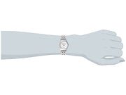 Marc Jacobs Peeker Silver Dial Silver Steel Strap Watch for Women - MBM3373