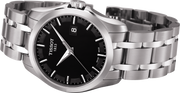 Tissot T Trend Couturier Chronograph Black Dial Silver Steel Strap Watch For Men - T035.410.11.051.00