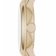 Burberry The Classic Champagne Gold Dial Brown Leather Strap Watch for Women - BU10101