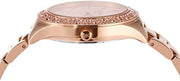 Michael Kors Lilane Quartz Rose Gold Dial Rose Gold Steel Strap Watch For Women - MK1068