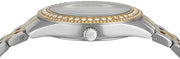 Michael Kors Harlowe Three-Hand Crystals White Dial Two Tone Steel Strap Watch for Women - MK4811
