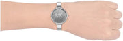 Michael Kors Charley Quartz Crystals Silver Dial Silver Steel Strap Watch For Women - MK4432