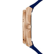 Guess Asteria Multifunction Blue Dial Blue Rubber Strap Watch For Women - GW0620L3