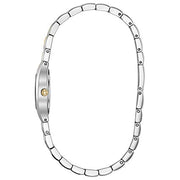 Bulova Classic White Dial Two Tone Steel Strap Watch for Women - 98T84