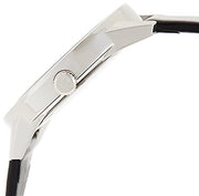 Calvin Klein Steady Black Dial Black Leather Strap Watch for Women - K7Q211C1
