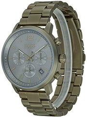 Hugo Boss Attitude Green Dial Green Steel Strap Watch for Men - 1513610