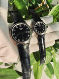 Tissot Classic Dream Black Dial Black Leather Strap Watch for Men - T033.410.16.053.01