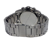 Marc Jacobs Larry Chronograph Black Dial Grey Steel Strap Watch for Men - MBM5051