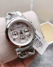 Michael Kors Runway Twist Silver Dial Silver Steel Strap Watch for Women - MK3149
