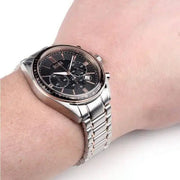 Hugo Boss Driver Sport Chronograph Grey Dial Two Tone Steel Strap Watch for Men - 1513094