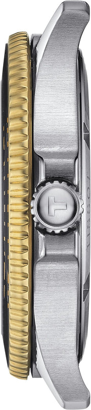 Tissot Seastar 1000 Black Dial Two Tone Steel Strap Watch For Men - T120.410.22.051.00