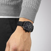 Tissot Chrono XL Vintage Black Dial Black Leather Strap Watch For Men - T116.617.36.052.00