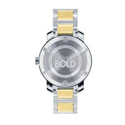 Movado Bold Silver Dial Two Tone Steel Strap Watch For Women - 3600256