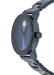 Movado Bold Blue Dial Blue Steel Strap Watch For Women - 3600388