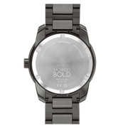 Movado Bold Verso Grey Dial Grey Steel Strap Watch for Men - 3600860
