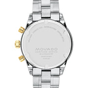 Movado Heritage Calendoplan Chronograph Green Dial Two Tone Steel Strap Watch For Men - 3650167